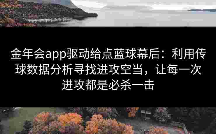 金年会app驱动给点蓝球幕后：利用传球数据分析寻找进攻空当，让每一次进攻都是必杀一击